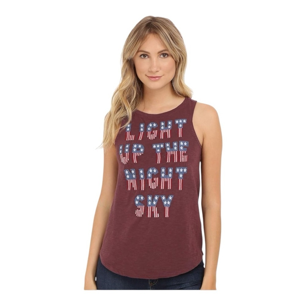 Lucky Brand Light Up the Night Sky Top